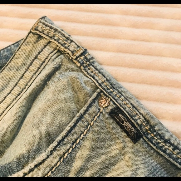 Silver Suki Capri Light Wash Cropped Denim Jeans Plus Size 22 - Picture 5 of 9